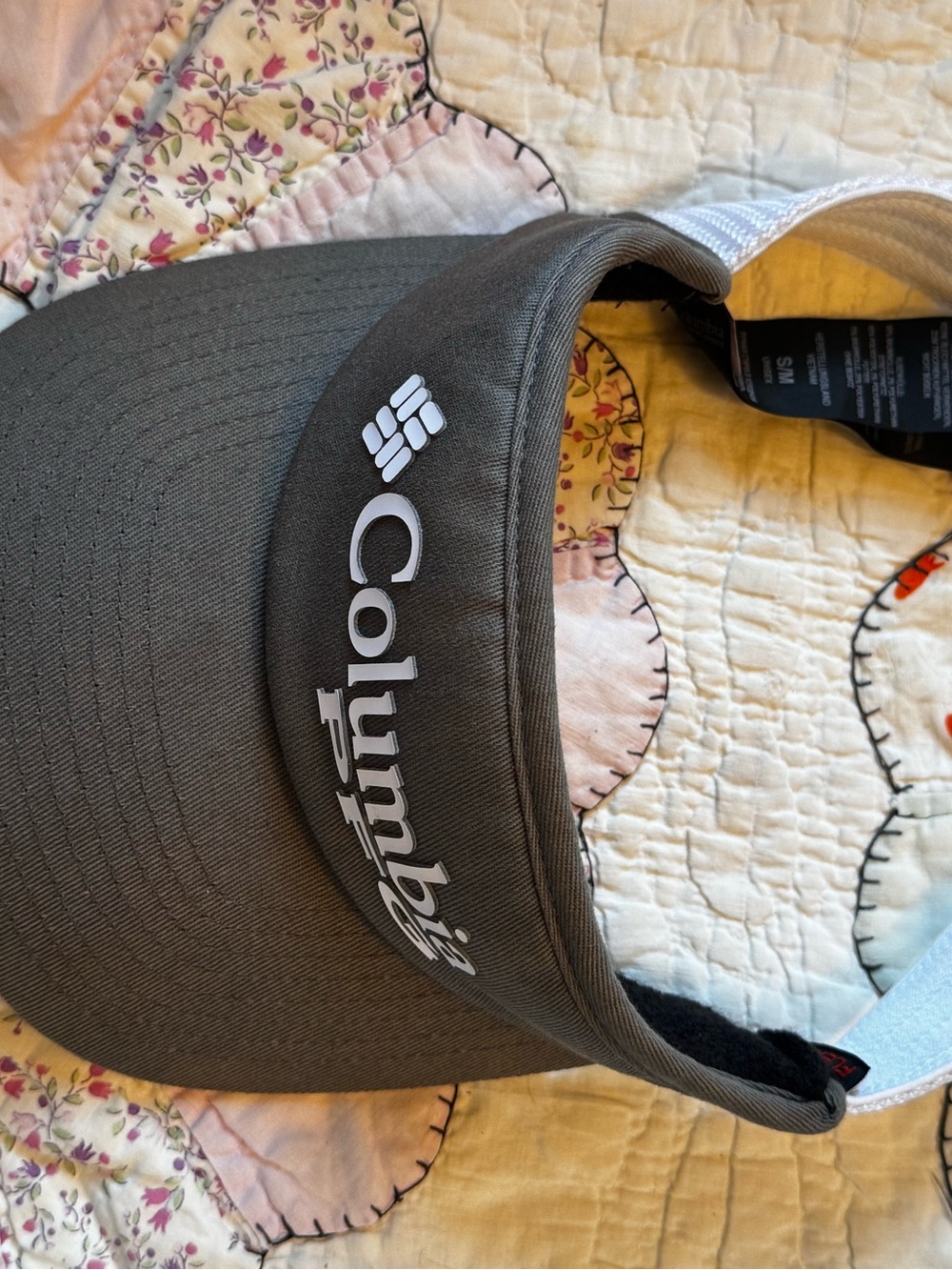 Columbia PFG Gray Visor with White Logo - Picture 2 of 5